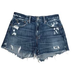 Polo Ralph Lauren Crosby Distressed Denim Shorts Size 28 Y2K Ralph Lauren Shorts